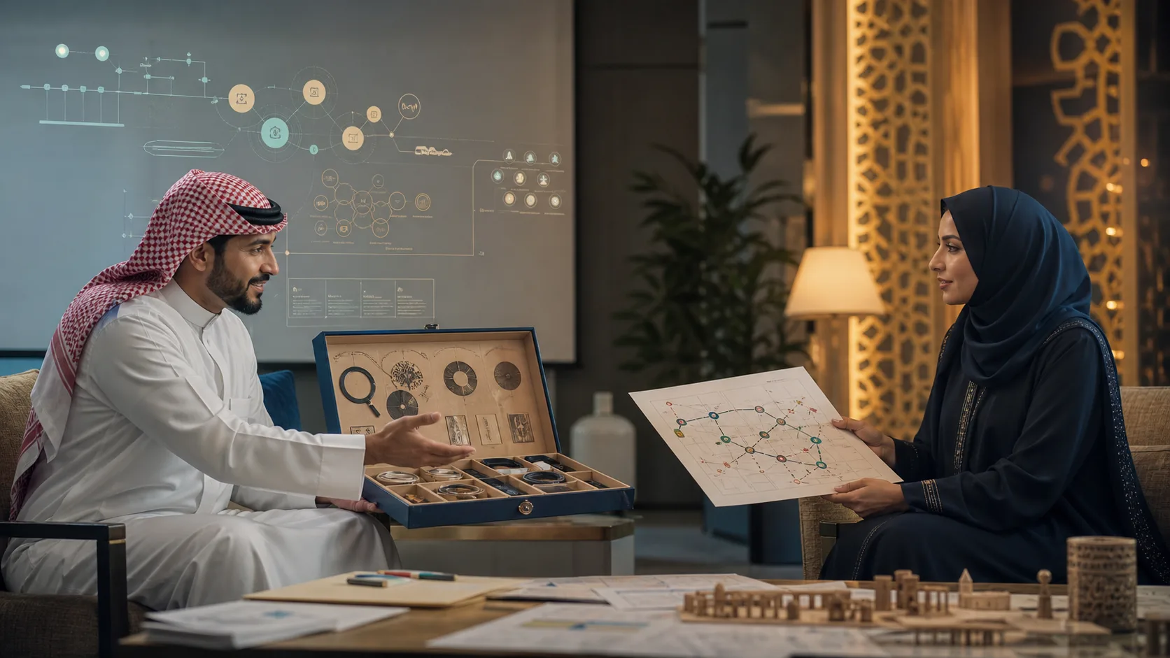 مستشار منظومي يدعم مراجعة القرارات والأعمال عبر البريد الإلكتروني.